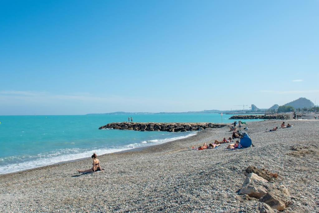 Appartement Vue Mer Cagnes-sur-Mer Exteriér fotografie